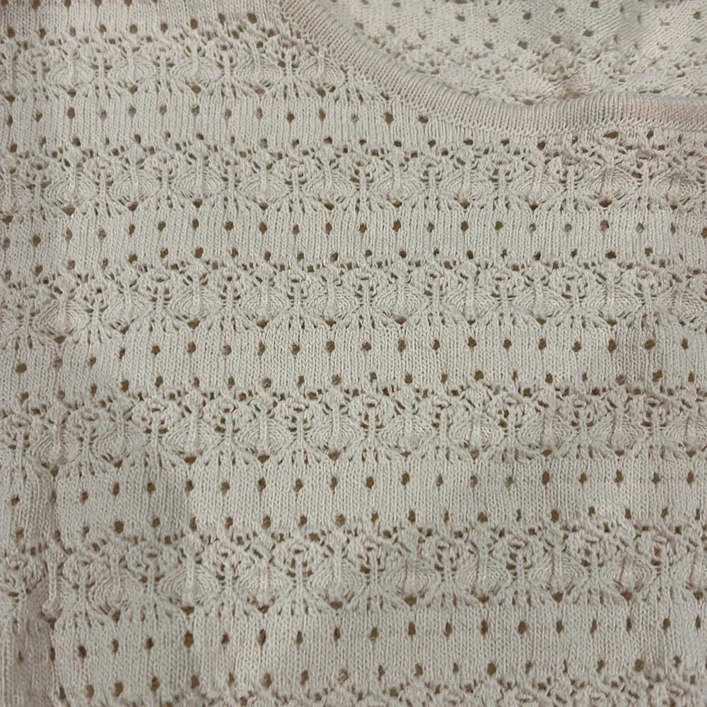 Zara knit top with detail on top size M